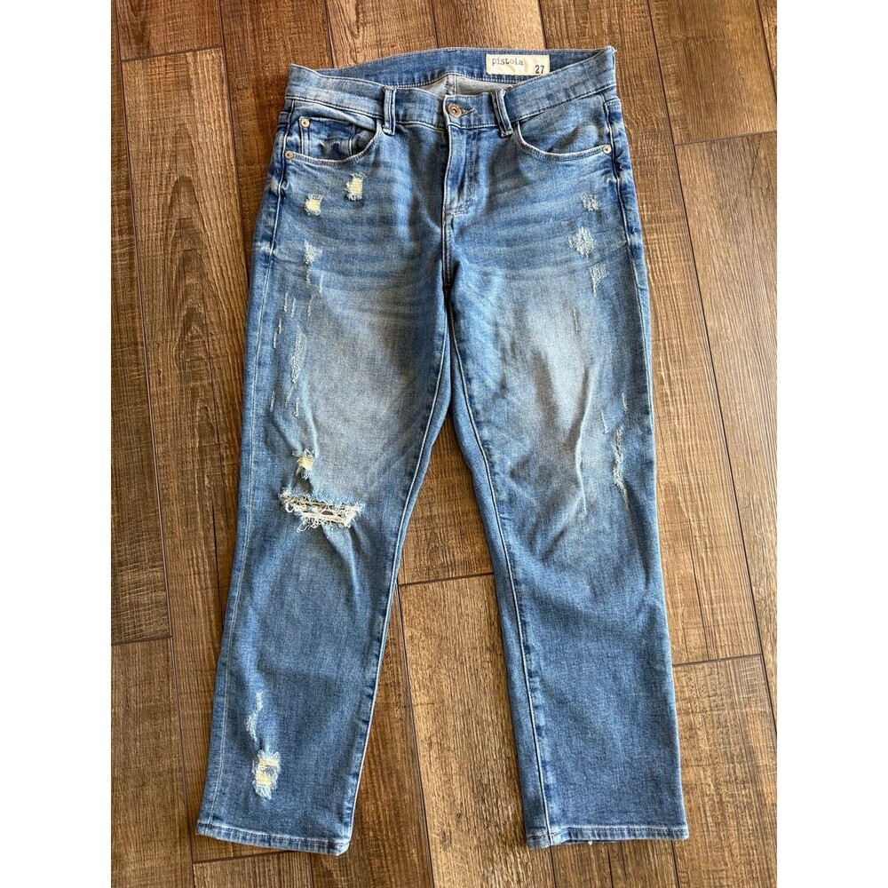 Pistola Cropped Distressed Jeans Sz. 27